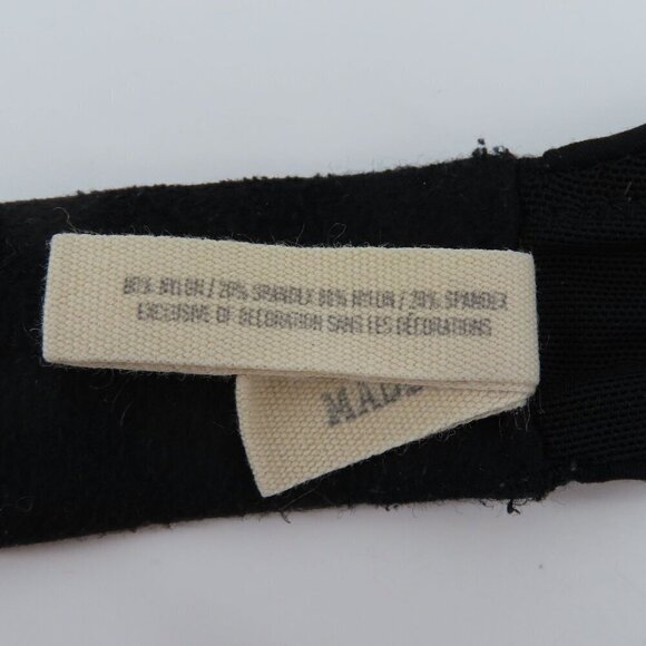 Aerie 32B Maddie Push Up Bra Padded Underwire Strappy Straps Solid Black Women - Picture 13 of 15